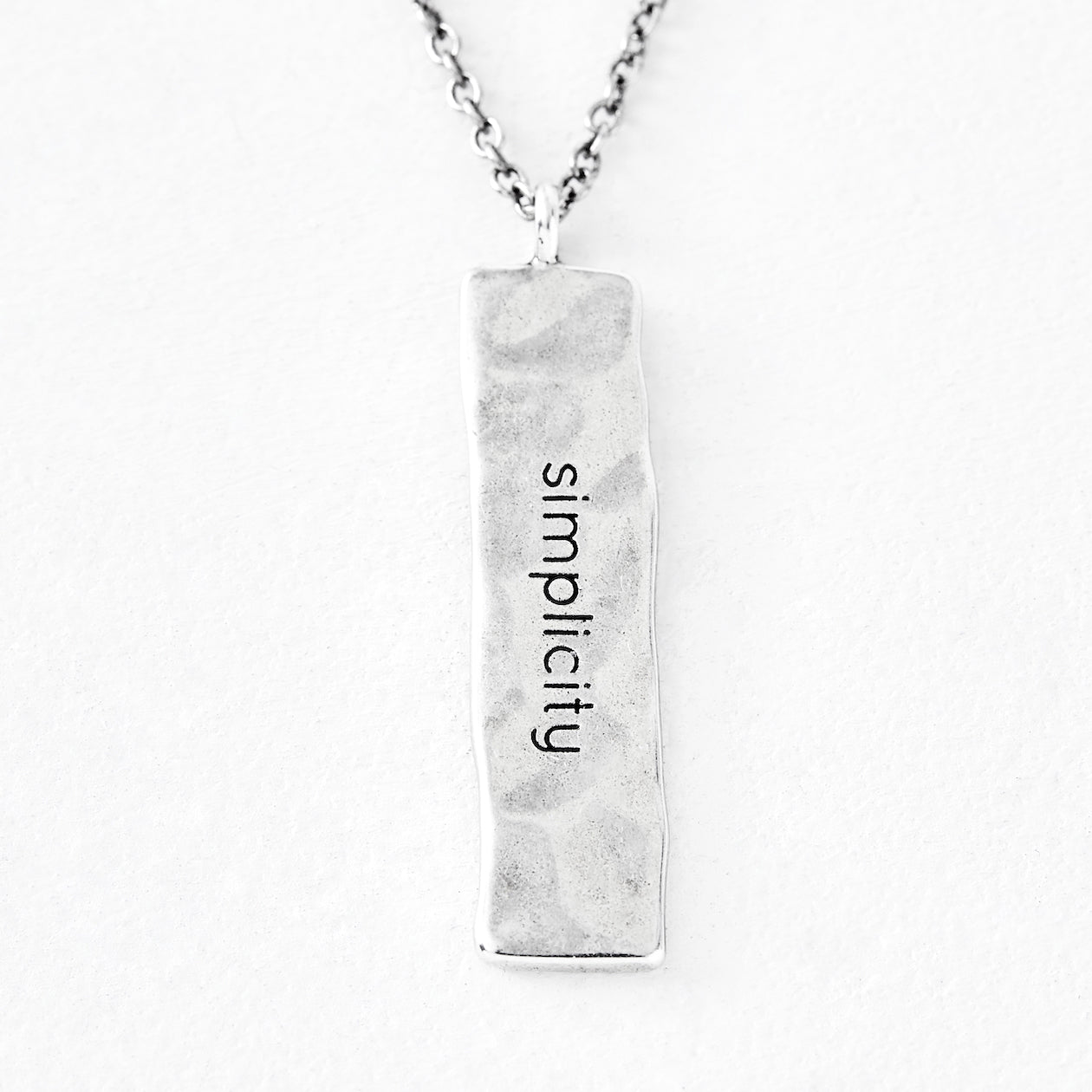 Luv AJ "simplicity" Silver Necklace Pendant